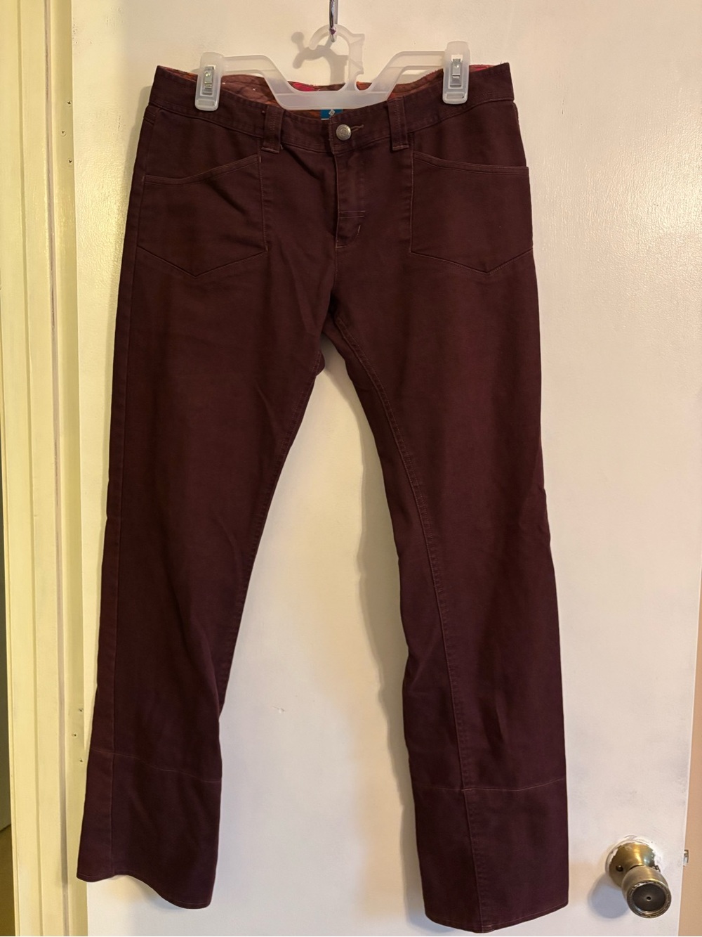 Columbia Women's Boot Cut Pants in Deep Burgundy